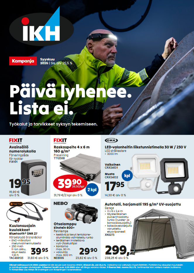 IKH:n syksyn kampanjalehti, syyskuu 2026